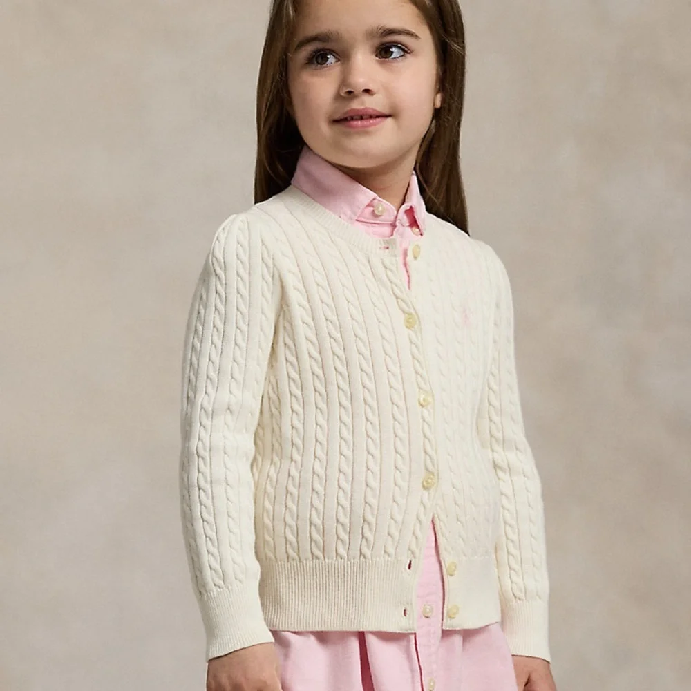 Ralph Lauren Ivory Cable Knit Sweater